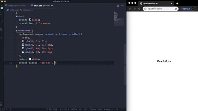 Square brackets button design. hover effect tutorial. | using HTML5 & CSS3 смотреть онлайн