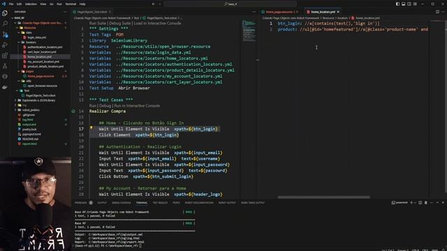 CRIANDO PAGE OBJECTS COM ROBOT FRAMEWORK смотреть онлайн