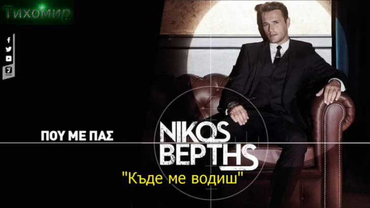 BG Превод  Nikos Vertis - Pou Me Pas