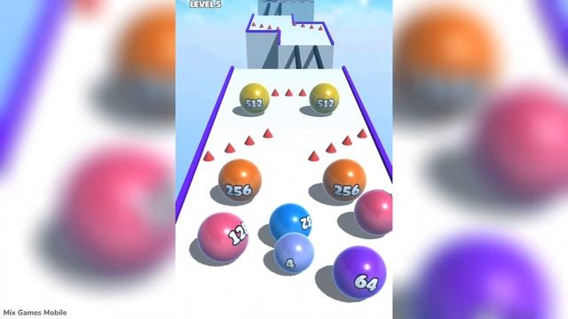 Ball Merge 2048 - Numbers Math Games | Colorful Balls Rolling (Max Levels) смотреть онлайн