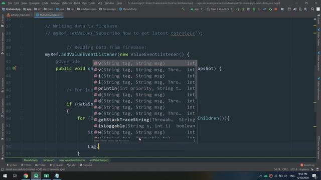 How to Retrieve Multiple Data from Firebase || Firebase Tutorial #5 смотреть онлайн