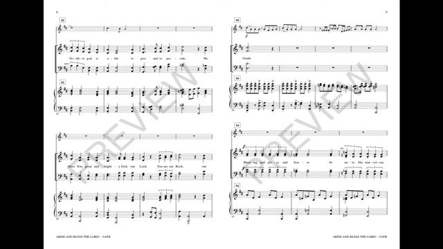 ARISE AND BLESS THE LORD! (SATB Choir) - John Parker/Patti Drennan смотреть онлайн