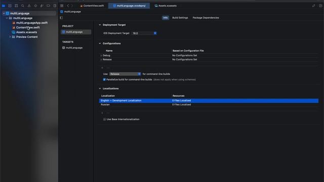 Локализация IOS приложения в SwiftUI. Как сделать мультиязыязычное ios приложение смотреть онлайн