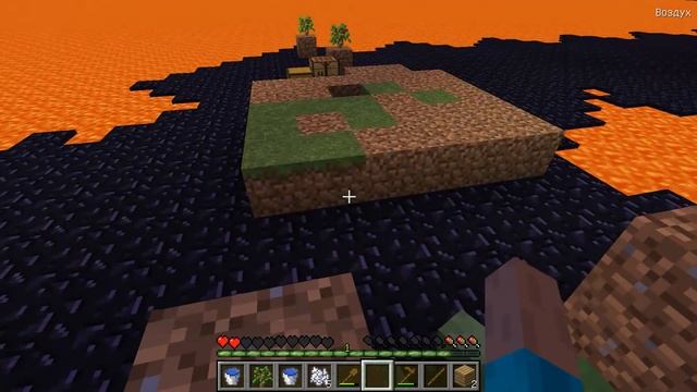 КАК ВЫЖИТЬ НУБУ НА 1 БЛОКЕ В МИРЕ ЛАВЫ В МАЙНКРАФТ ? КАК ВЫЖИТЬ В MINECRAFT? ТРОЛЛИНГ ЗАЩИТА МУЛЬТИ смотреть онлайн