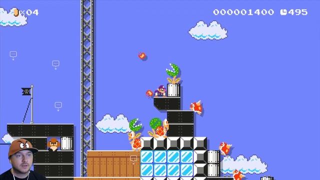 Super Mario Maker: играем в баскетбол смотреть онлайн