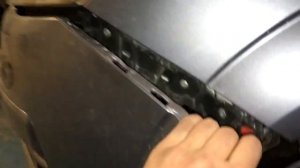 Снятие переднего крыла Opel Zafira B, Опель Зафира.