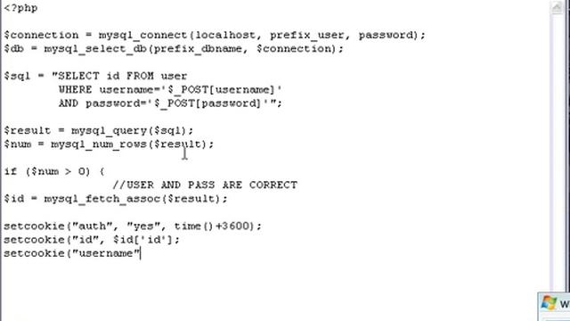 PHP Tutorial // User Login and Cookies смотреть онлайн
