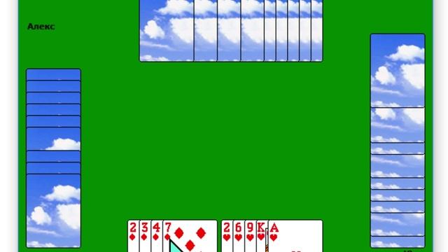 Стандартные игры Windows XP Для Windows 10 и 7 Сетевая игра Червы №39 смотреть онлайн