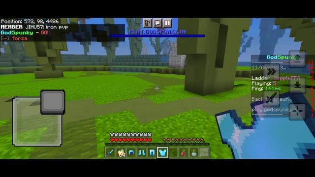 Best PvP Server For Minecraft Pocket Editon 1.20 | Godspunky PvP Practice