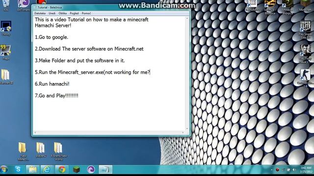 How to make am Minecraft hamachi Server ( NO LAG ) смотреть онлайн