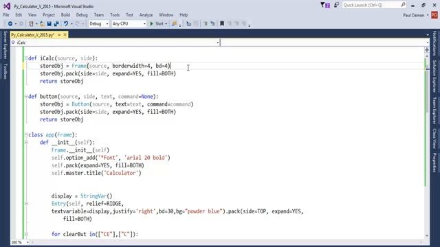 Python Calculator Tutorial in Visual Studio 2015 смотреть онлайн