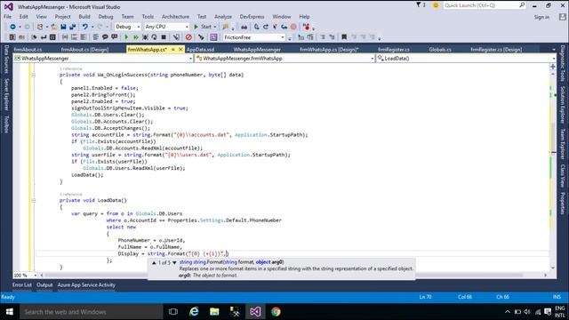 C# Application - How to make a WhatsApp Messenger Part 2 | FoxLearn смотреть онлайн