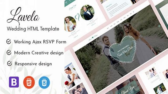 Lavelo - Wedding HTML5 Template | Themeforest Website Templates and Themes смотреть онлайн