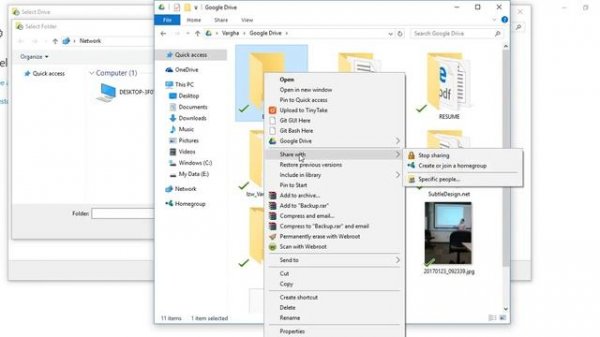 Auto Backup to Google Drive, Using Windows 10 Default Tool