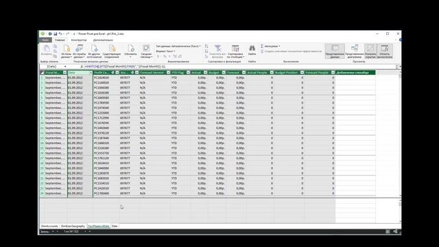05.2 Финансовый календарь в PowerPivot: связывание, тестирование, решение проблемы с форматом данны смотреть онлайн