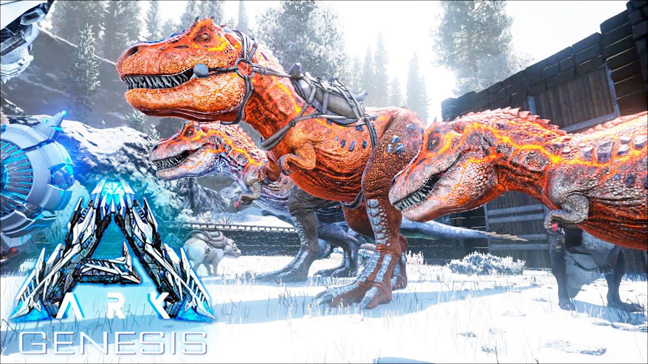 ОТРЯД ТИРАННОЗАВРОВ - 27 DLC GENESIS ARK Survival