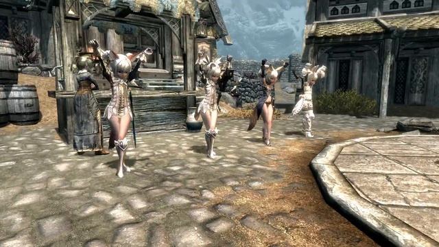 Skyrim. Elin dance. Teru Teru (てるてる). смотреть онлайн