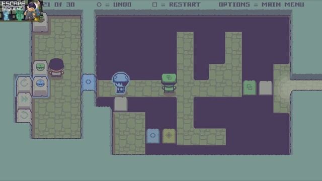 Escape Sequence, Platinum Trophy Walkthrough, Solutions for all 30 Levels смотреть онлайн