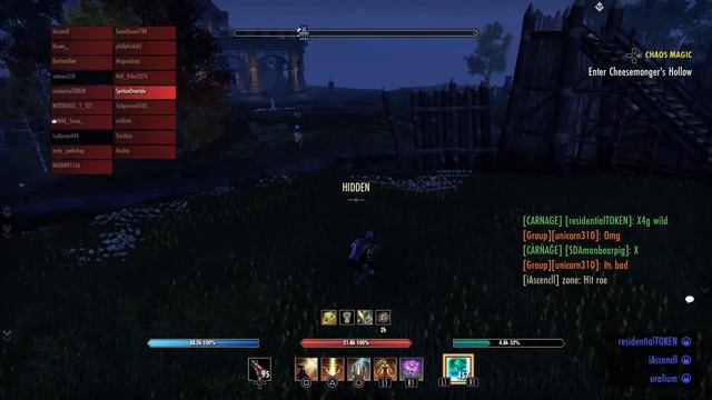 Sneaking past an entire enemy group in Cyrodiil | The Elder Scrolls Online смотреть онлайн