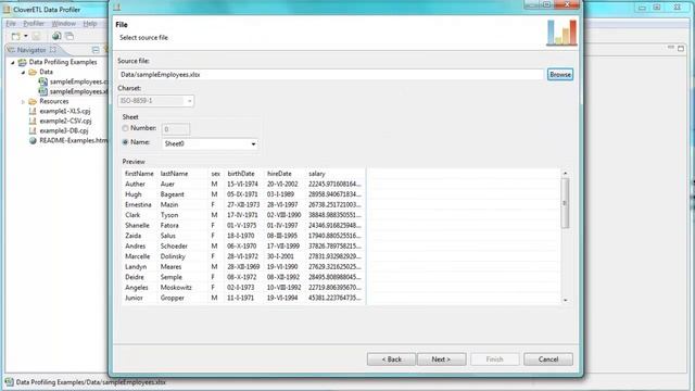 CloverETL Data Profiler смотреть онлайн