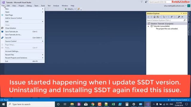 SSDT - The project types may not be installed or this version of Visual Studio may not support them смотреть онлайн