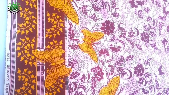 Африканский хлопок Uniwax (Vlisco Group). Ткань с восковым принтом из Кот-д’Ивуар Pink Color