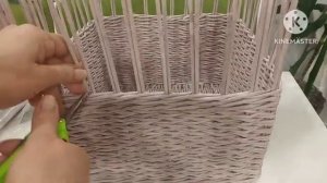 Короб с крышкой. _  Бумажная лоза.