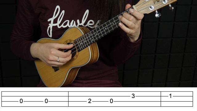 УКУЛЕЛЕ ДЛЯ НАЧИНАЮЩИХ | Самая простая мелодия на укулеле + ТАБЫ | Как играть “Happy Birthday” + TA смотреть онлайн