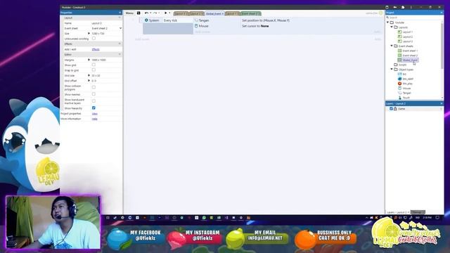 Cara Penggunaan Include Event Sheet Global Event Sheet Construct 3 Indonesia смотреть онлайн