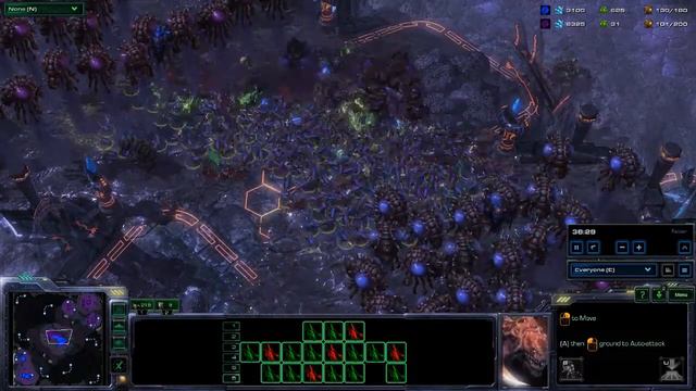 StarCraft 2 1v1 Team Monolith Style смотреть онлайн