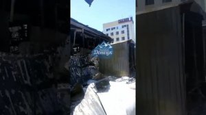 Так сегодня выглядит рынок на ж/д  в Донецке