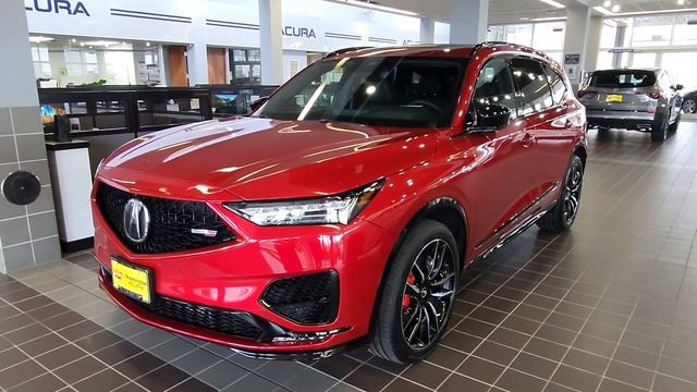 MDX Type S Advance in Platinum White Pearl/Red and Performance Red Pearl/Ebony Walkthrough Tutorial смотреть онлайн