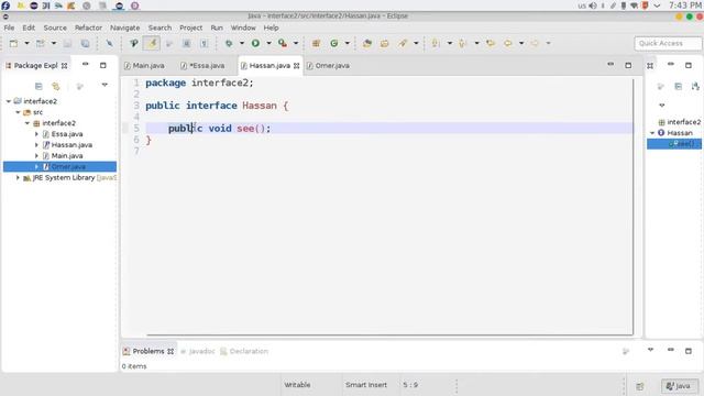 143 Java multiple Interface same methods الوراثة المتعدد واستخدام نفي الدالة смотреть онлайн