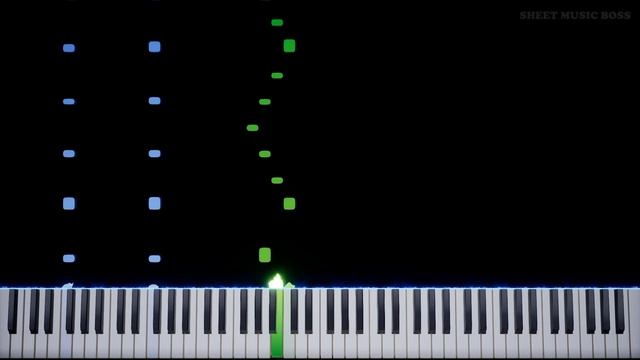 Godzilla Main Title (from Godzilla: King of the Monsters) - Piano Tutorial смотреть онлайн