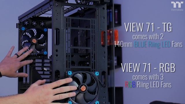 Thermaltake View 71 Tempered Glass Chassis Build Video Part 1