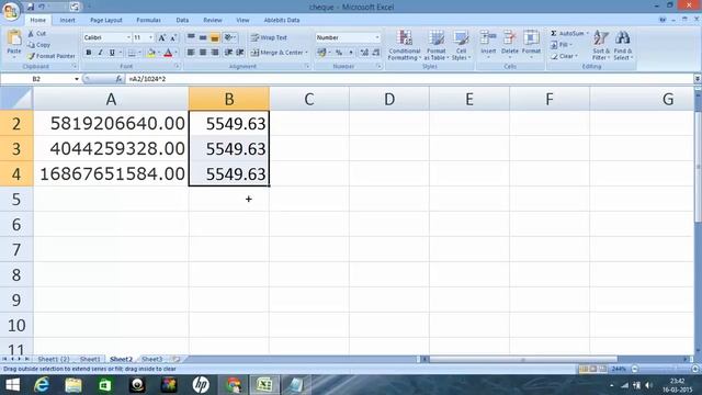 How to convert kb to gb in Excel? смотреть онлайн