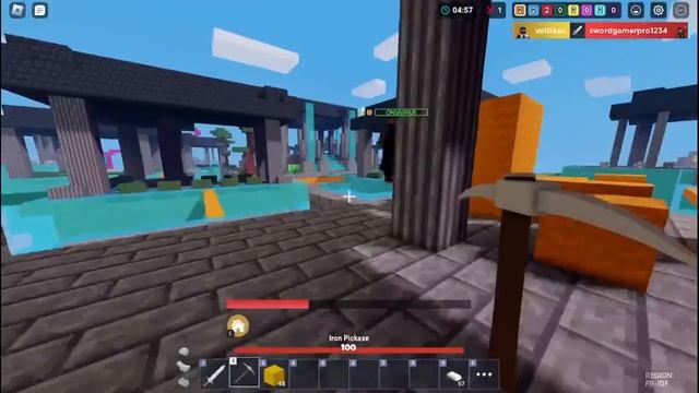 Не дай врагам сломать свою кровать!/bed wars roblox смотреть онлайн