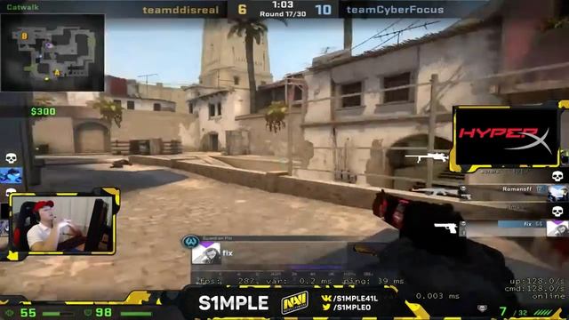 Na`Vi s1mple Livestream FPL Match | 2016.10.04. | de_mirage смотреть онлайн