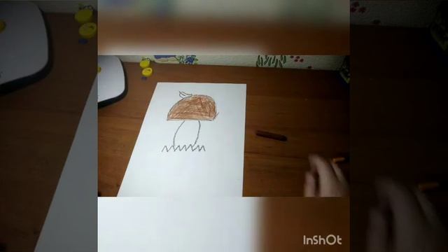 Рисую осенний гриб ? смотреть онлайн