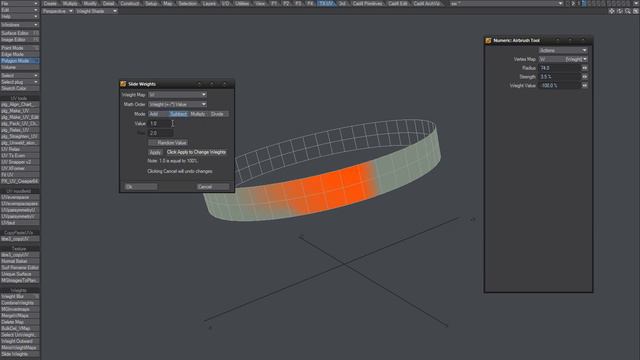 LightWave plugin - Slide Weights - Adjust смотреть онлайн