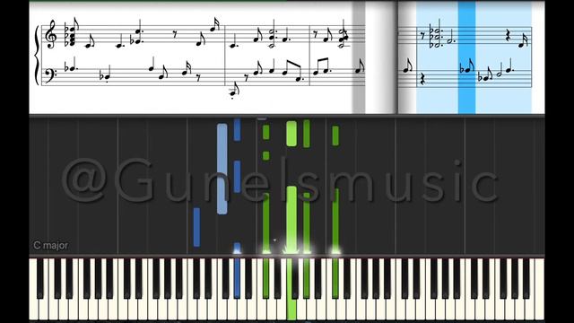 Toprak Yağmura - Can Ozan Slow Tutorial, Notes, Piano Cover Gunelsmusic смотреть онлайн