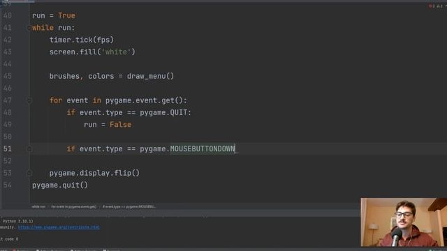 How to Code a Paint Program Using Python! смотреть онлайн