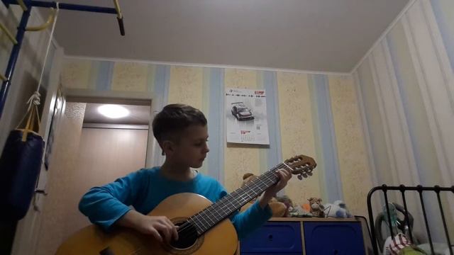 Катюша на гитаре смотреть онлайн