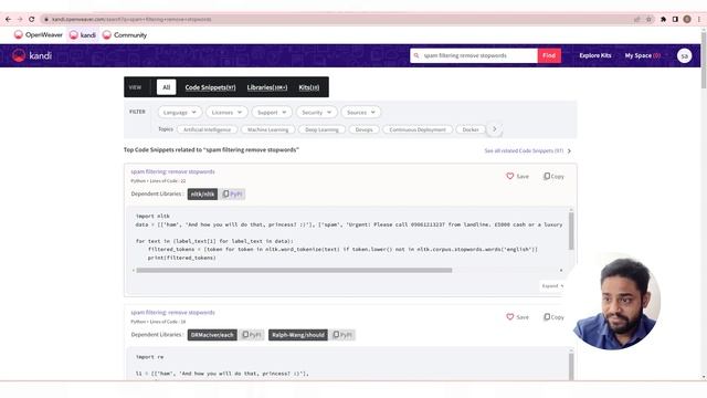How to Remove Stop Words with NLTK in Python | kandi use case смотреть онлайн