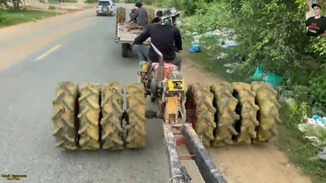 МОТОБЛОКИ СО СПАРКОЙ, ПОДБОРКА ВИДЕО/ MOTOBLOK WITH TWIN WHEELS, VIDEO COMPILATION