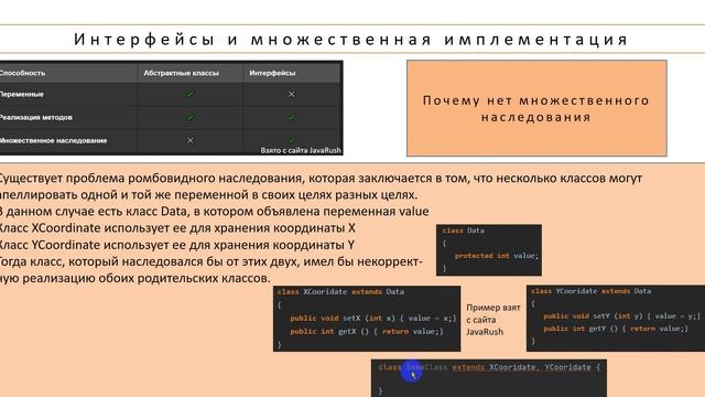 Подготовка к Java собеседованию #2 Интерфейсы и множественная имплементация смотреть онлайн