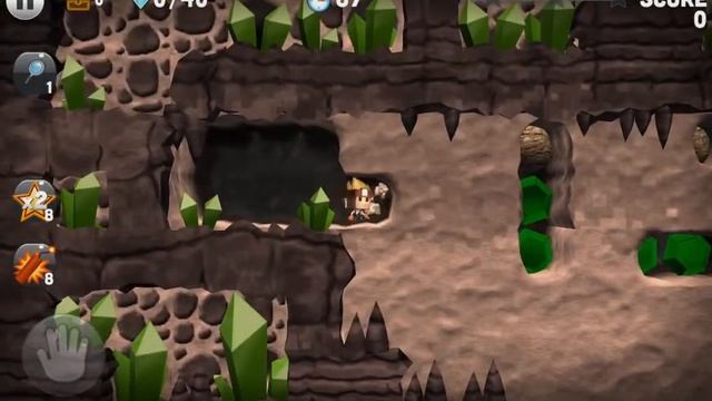 Boulder Dash 30th Anniversary Game (Intro Caves world) (Android & iOS) смотреть онлайн