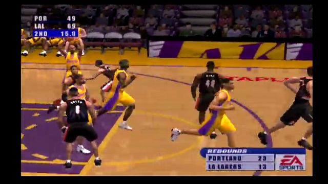 NBA Live 2001 PS2 Gameplay - Western Conference Finals Game 7: Blazers @ Lakers (Full-Length Game) смотреть онлайн