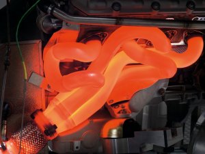 Основная Причина! Выпускной Коллектор Нагревается до Красна в Двигателе Машины