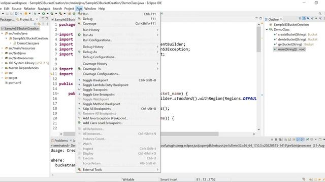 Create S3 bucket using AWS JAVA SDK #aws #sdk #java #s3 #eclipse смотреть онлайн